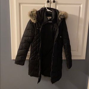 Womens Black Parka